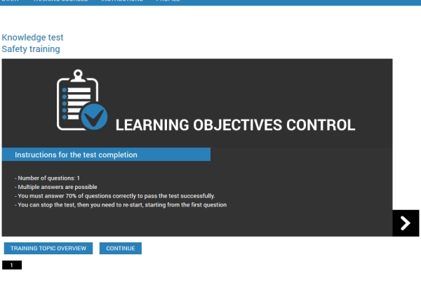 In Q-Guide, knowledge tests provide a direct and documented effectiveness check on learning topics and instructions.