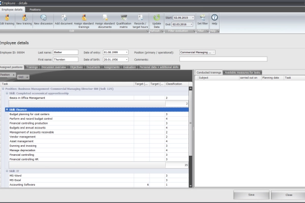 Resource details within Q-Matrix are the foundation for all relevant evaluations and trainings.