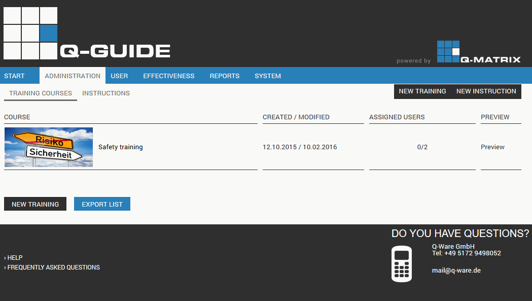 Admin - Management
