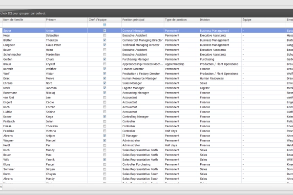 La liste des ressources dans Q-Matrix est structurée afin de vous offrir un grand nombre d'options de filtrage et de groupement